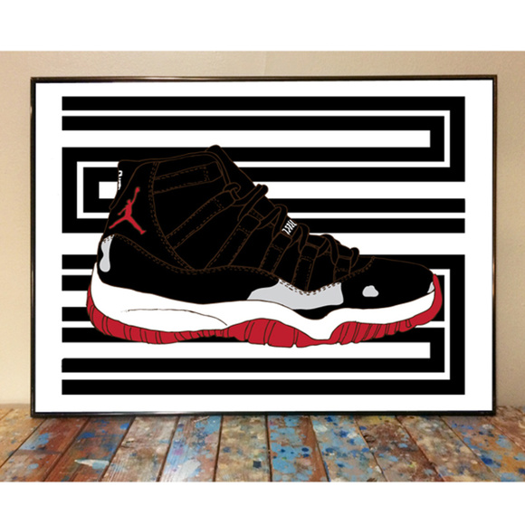 jordans 11 drawing